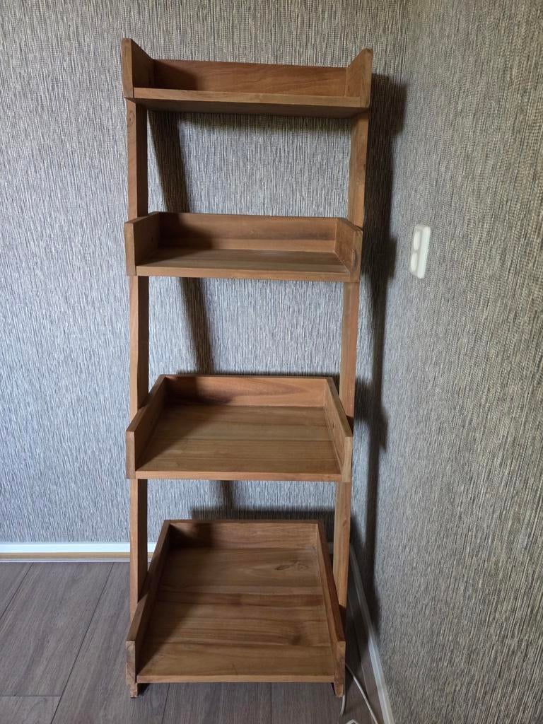 Degelijk houten etagere, boekenkast,ladderkast, Huis en Inrichting, Woonaccessoires | Etagères, Ophalen of Verzenden
