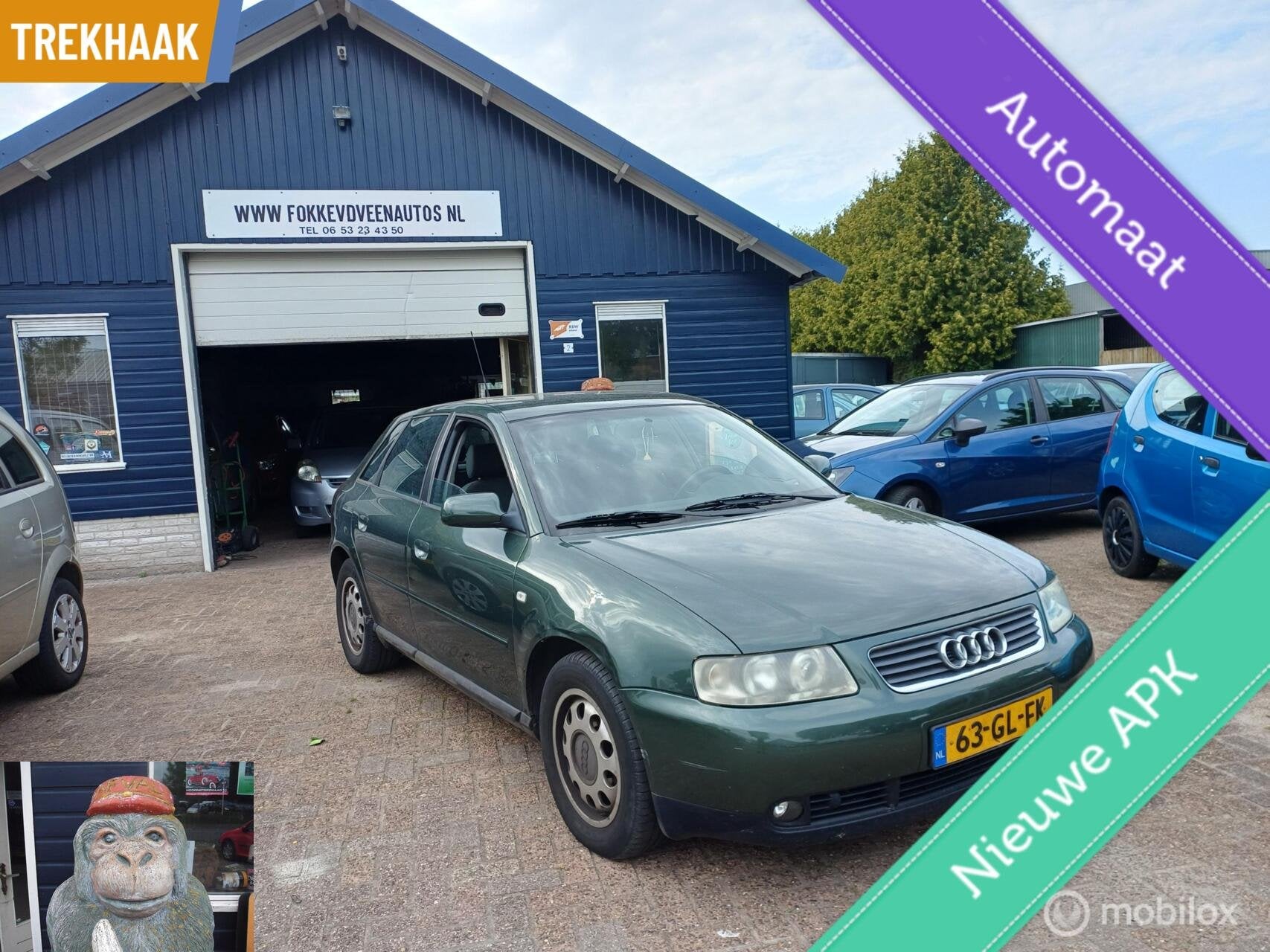 Audi A3 1.6 Ambiente AUTOMAAT Garantie,alle inruil mogelijk, Auto's, Stof, Gebruikt, 4 cilinders, 600 kg