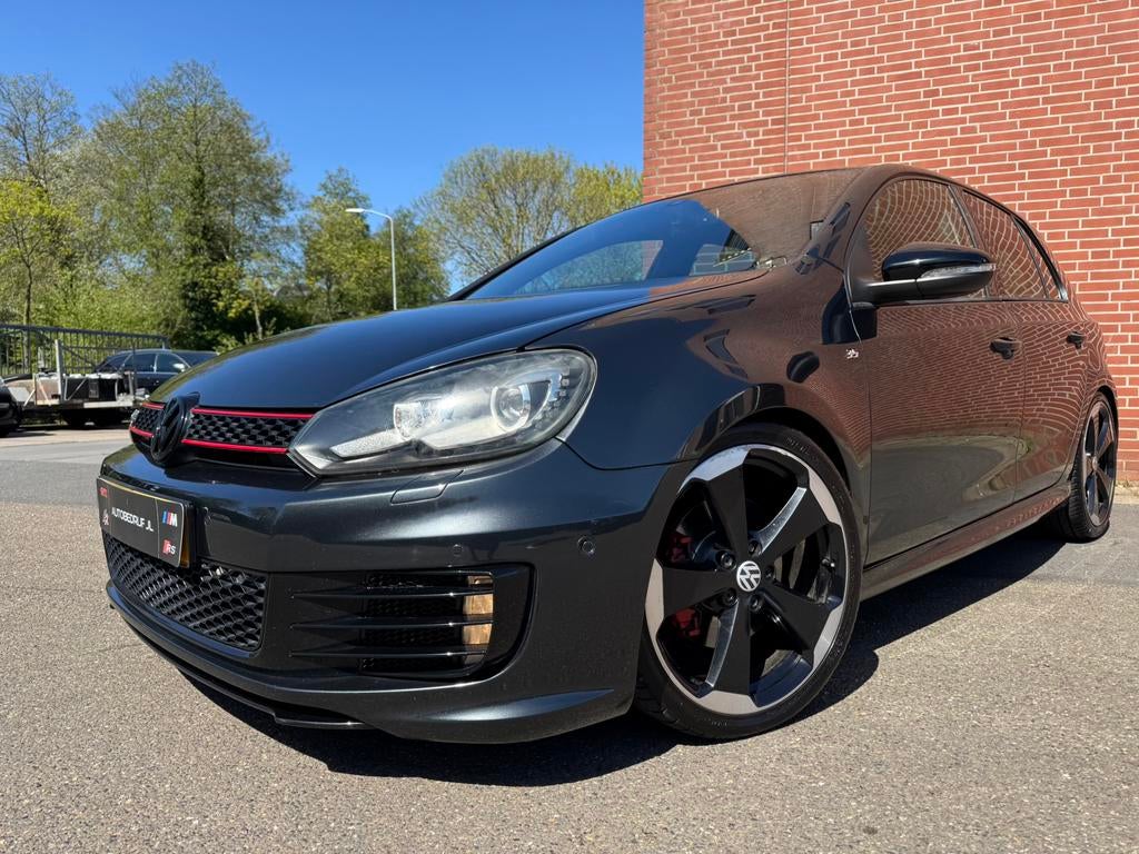 Vw Golf 2.0 TSI GTI Edition 35 DSG/ DAK/ 310 PK/ LEER/ VOL !, Auto's, Volkswagen, Euro 5, Zwart, 4 cilinders, 1984 cc
