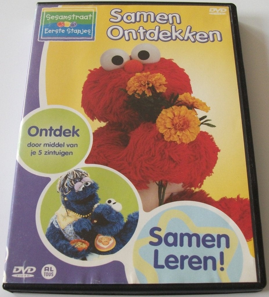 Dvd *** SESAMSTRAAT *** Samen Ontdekken, Cd's en Dvd's, Alle leeftijden, Tv-serie, Zo goed als nieuw, Educatief