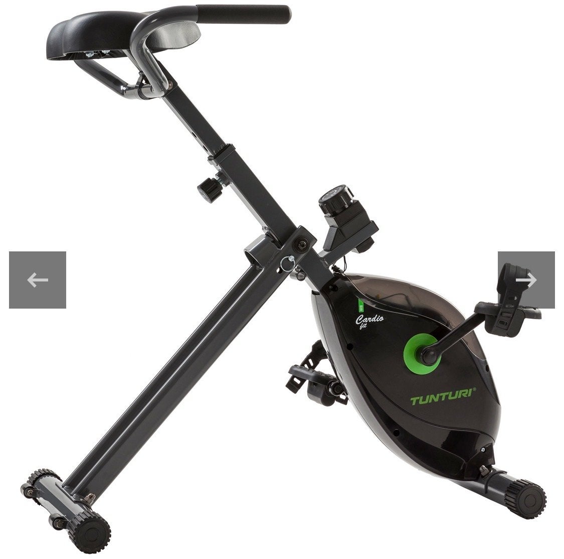 Tunturi Cardio Fit D20 Deskbike - Compacte Hometrainer, Ophalen, Gebruikt, Metaal, Benen
