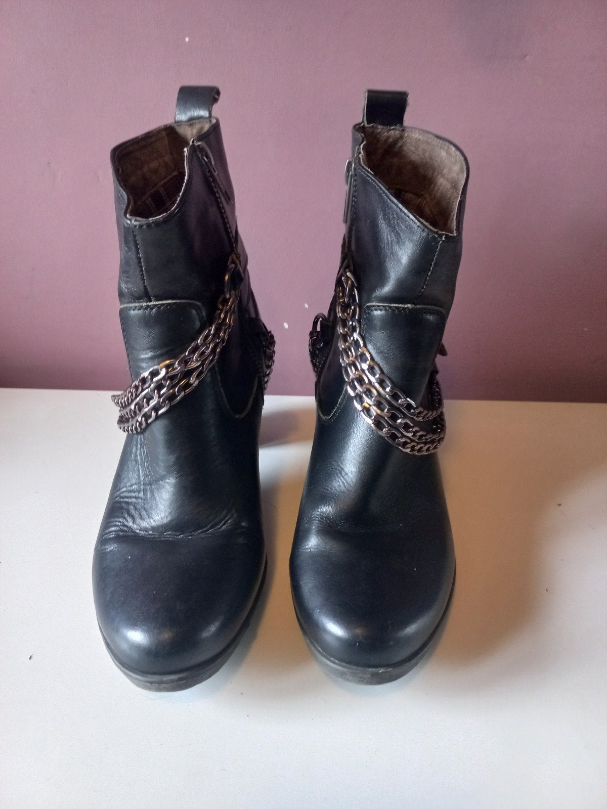 Rock rebel laarsjes, enkellaarsjes, zwart, maat 38, Kleding | Dames, Ophalen, Zwart, Lage of Enkellaarzen, Rock rebel