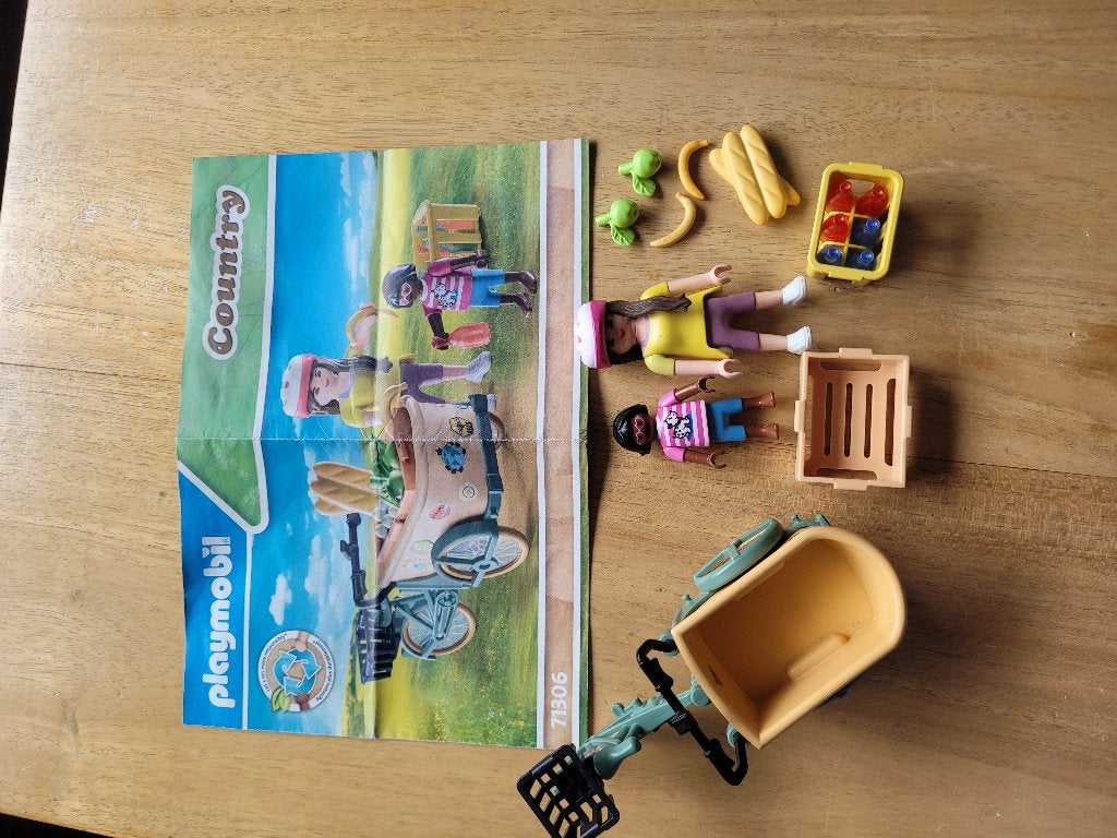 Playmobil Country vrachtfiets set 71306, Ophalen, Zo goed als nieuw, Country