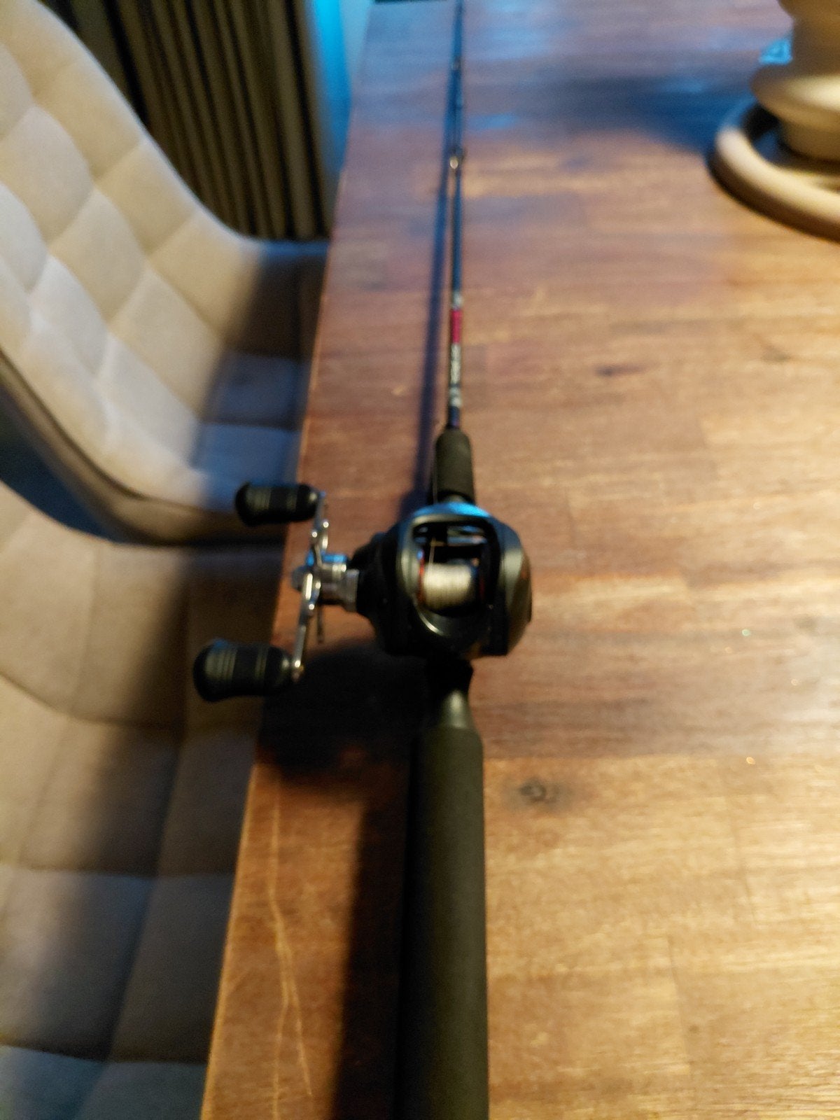 baitcaster hengel ultimate, Watersport en Boten, Ophalen, Zo goed als nieuw, Werphengel