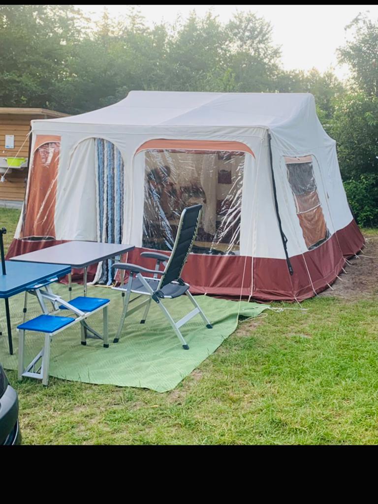 Jamet jametic 123 systeem, Caravans en Kamperen, Ophalen, Beige, Aanwezig, Jamet