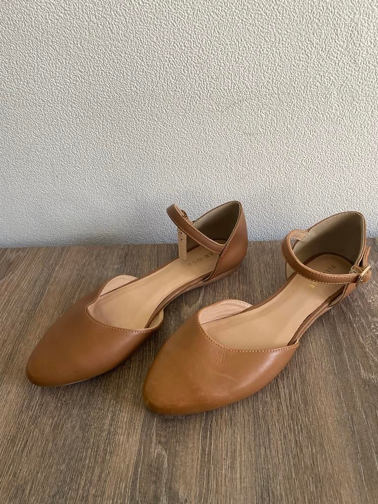 Pier One Ballerina's - Maat 37 - Nieuw, Kleding | Dames, Schoenen, Ophalen of Verzenden, Nieuw, Bruin, Ballerina's