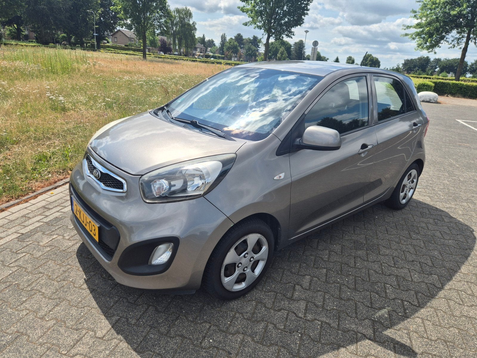 Kia Picanto 1.2 Cvvt 5-DRS 2013 Grijs, Voorwielaandrijving, 4 cilinders, 400 kg, 23 km/l