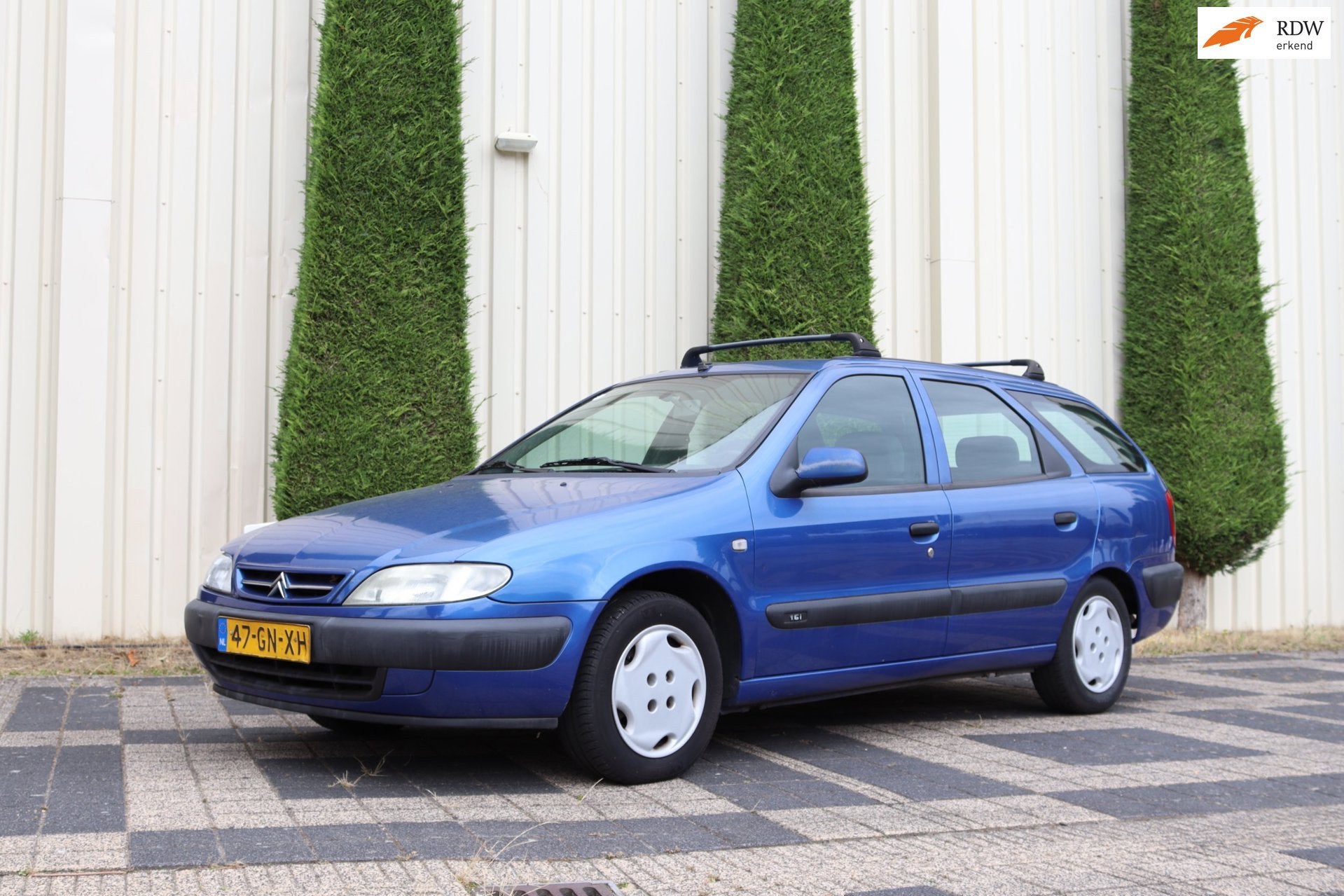Citroen Xsara Break 1.6i Plaisir Airco, Stof, 4 cilinders, Blauw, 49 €/maand