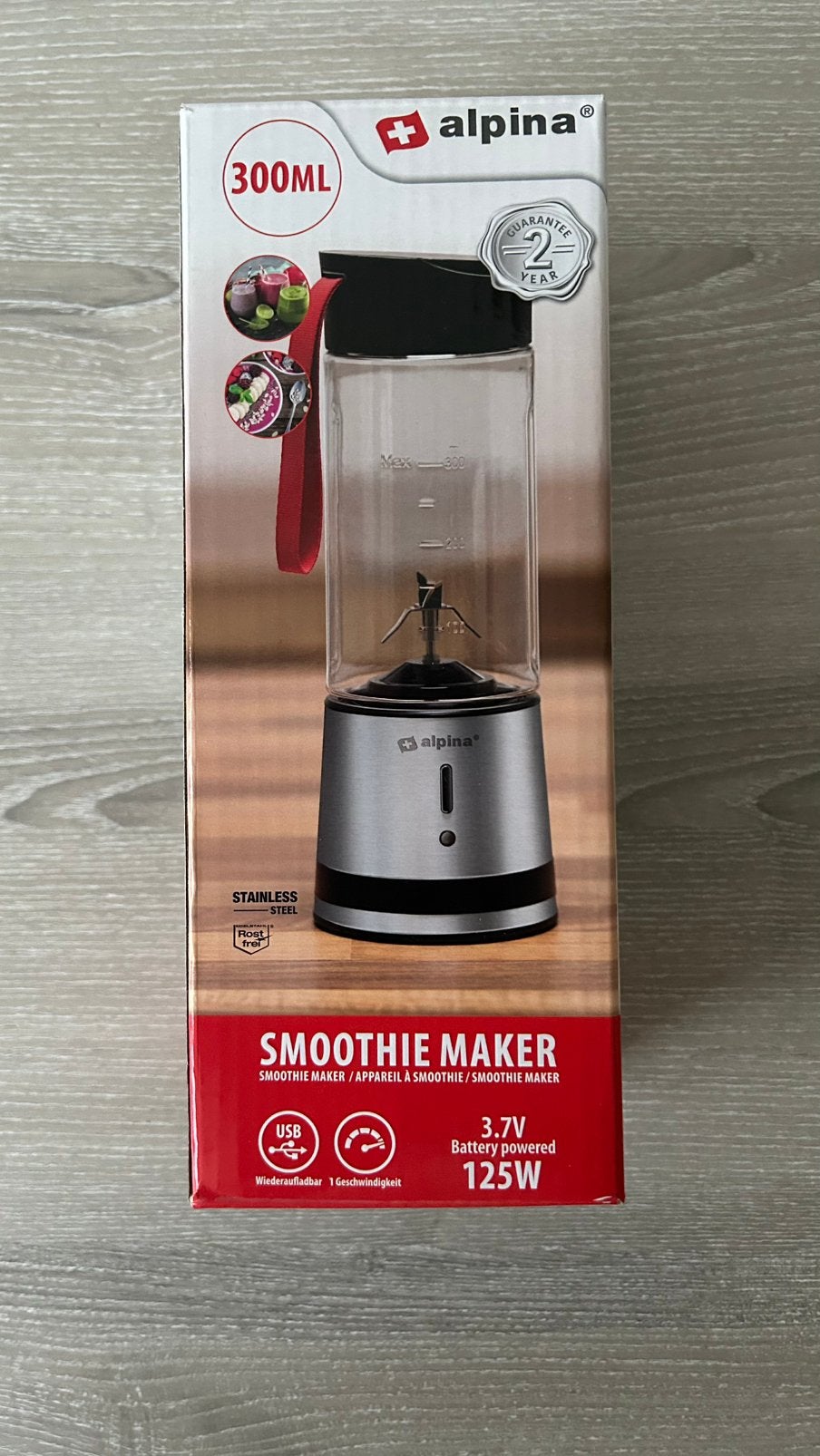 NIEUW Alpina smoothie maker, Witgoed en Apparatuur, Ophalen of Verzenden, Nieuw, Blender