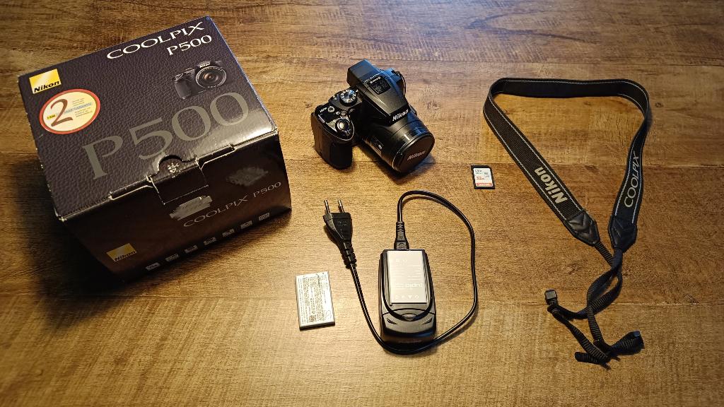 Nikon Coolpix P500 - goede staat met doos, Ophalen of Verzenden, Gebruikt, Nikon, 8 keer of meer