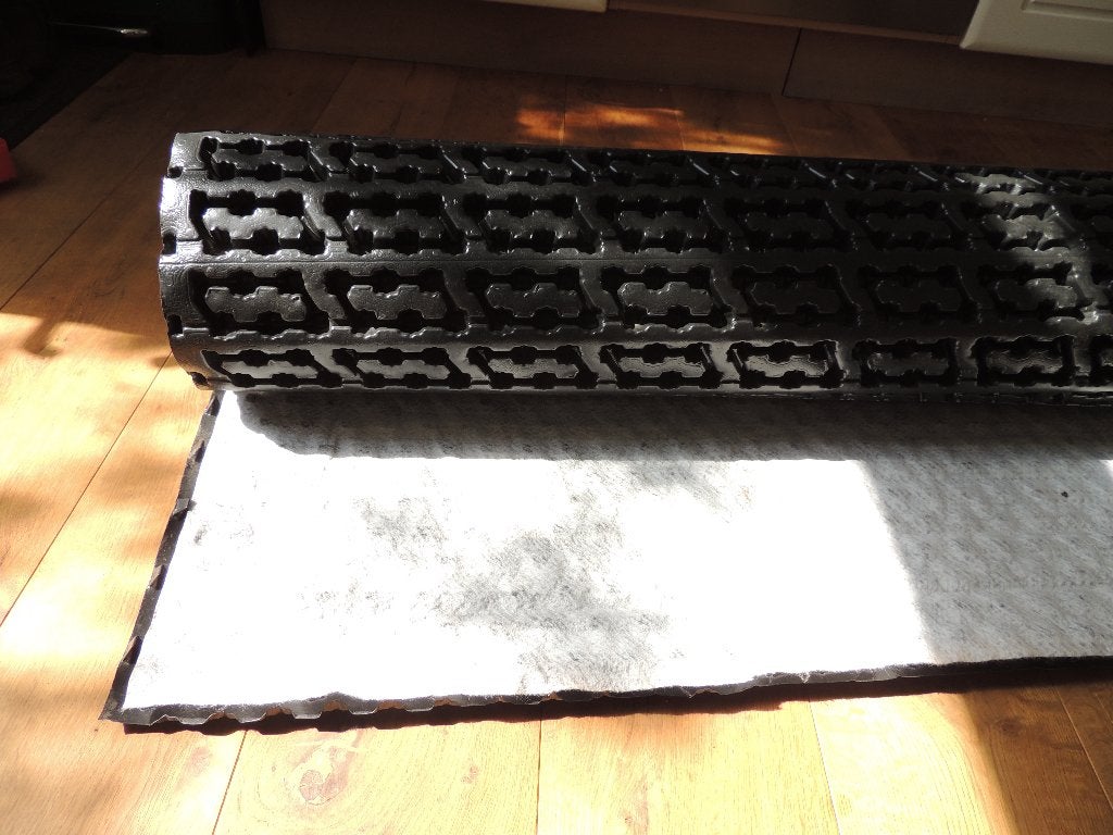 Drainage mat Sedum/groendak, Ophalen, Afvoer, Pvc, 2 tot 4 meter