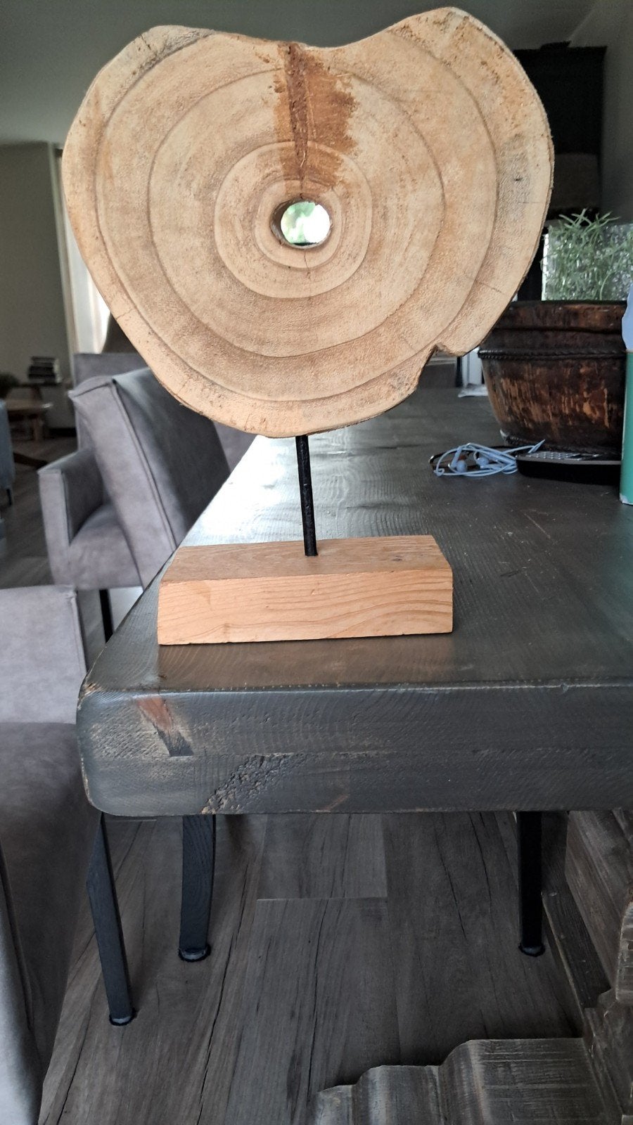 Mooi houten ornament, Ophalen of Verzenden, Zo goed als nieuw