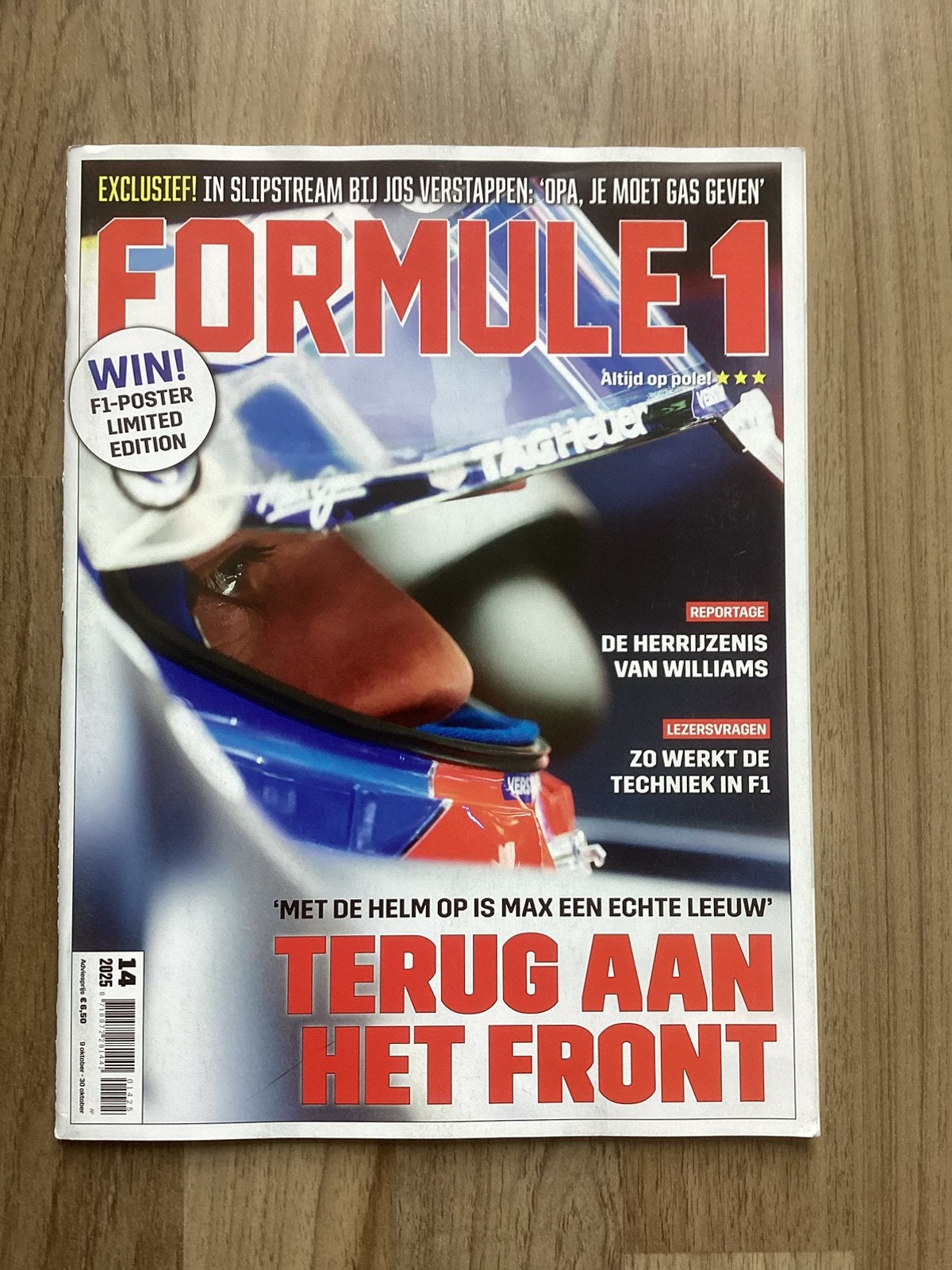 Formule 1 magazine nummer 14 - 2025, Verzamelen, Ophalen of Verzenden, Zo goed als nieuw, Formule 1