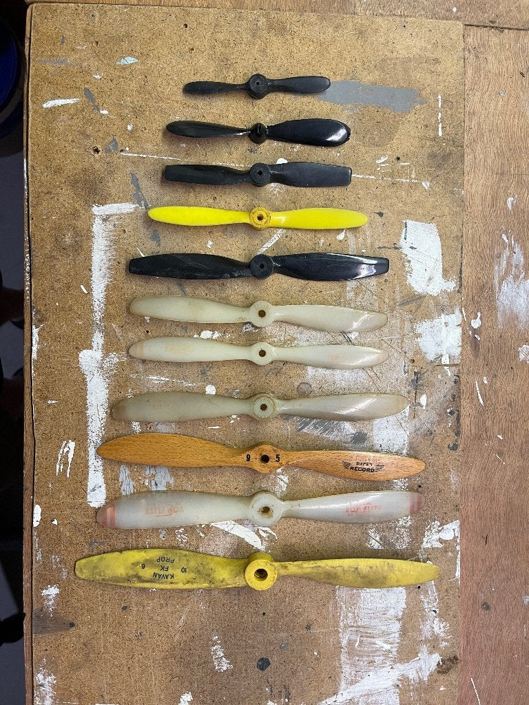 Modelbouw vliegtuig propellers, Ophalen, Gebruikt, Overige typen