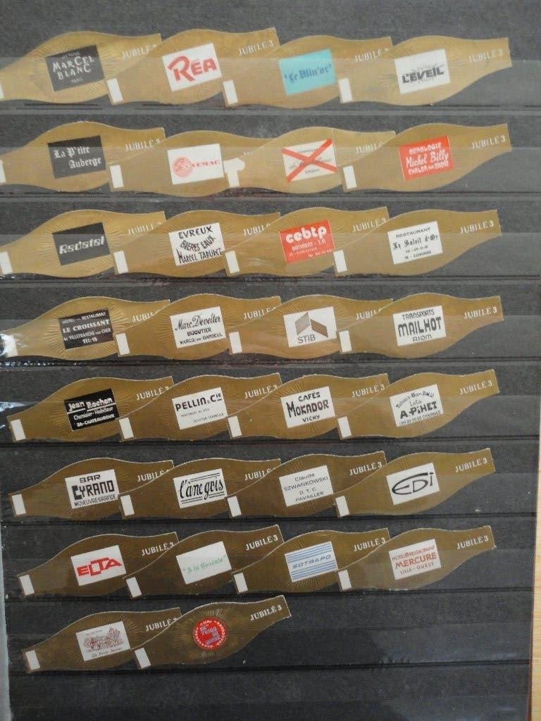sigarenbandjes 41= 30st reclame jubile, Ophalen of Verzenden, Gebruikt, Sigarenbandjes