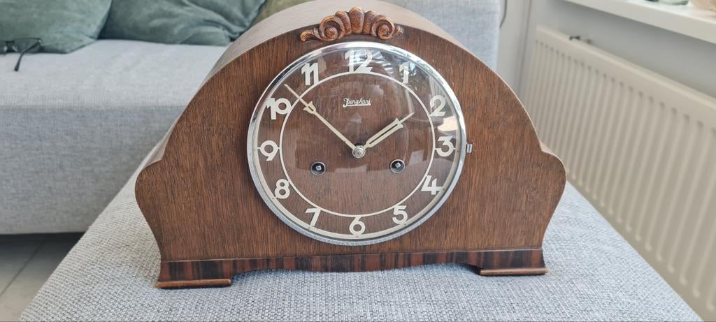 Junghans w278a mantel klok, Antiek en Kunst, Ophalen of Verzenden