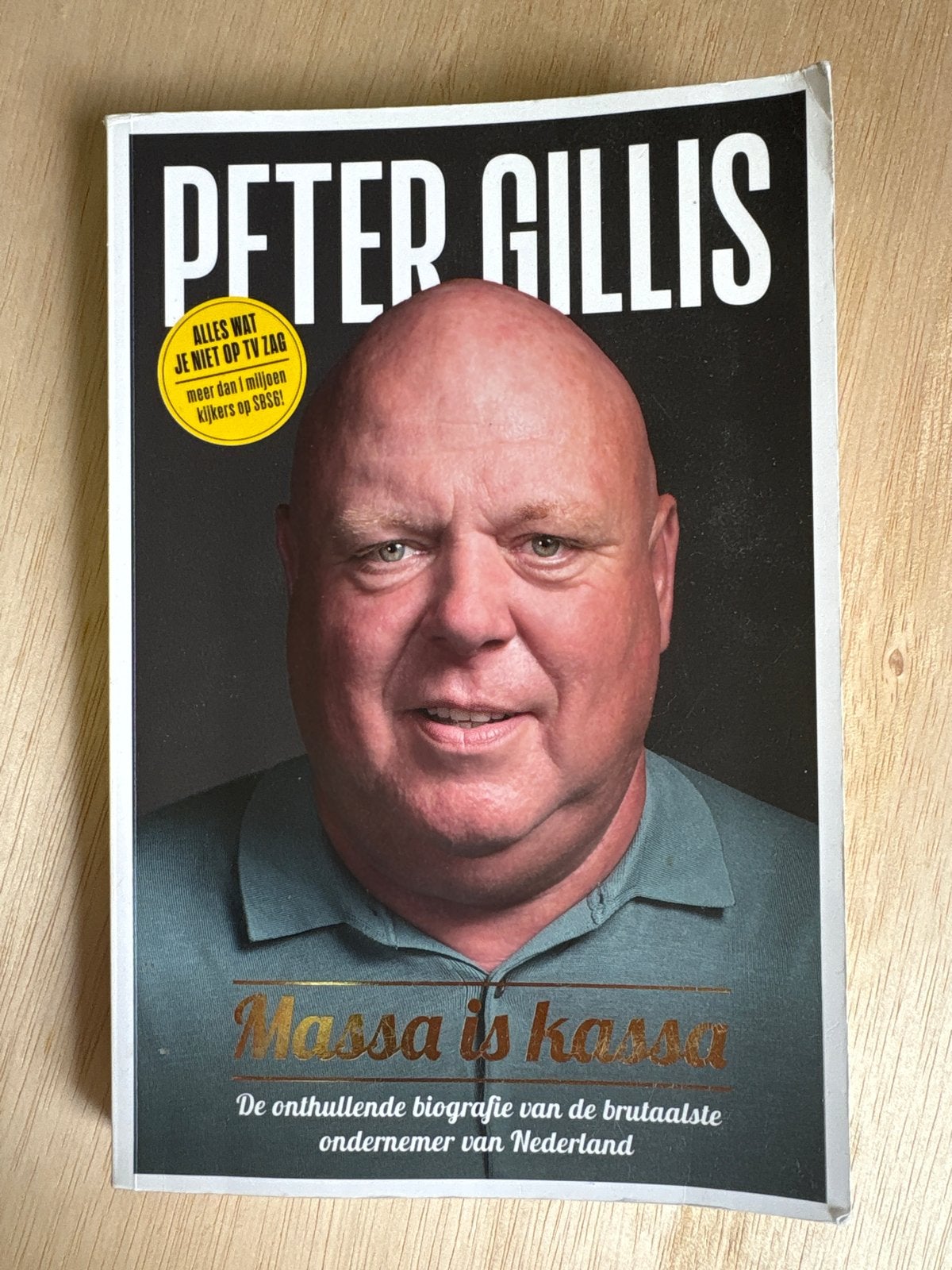 Peter Gillis - Massa is Kassa: De onthullende biografie, Ophalen of Verzenden, Zo goed als nieuw, Film, Tv en Media