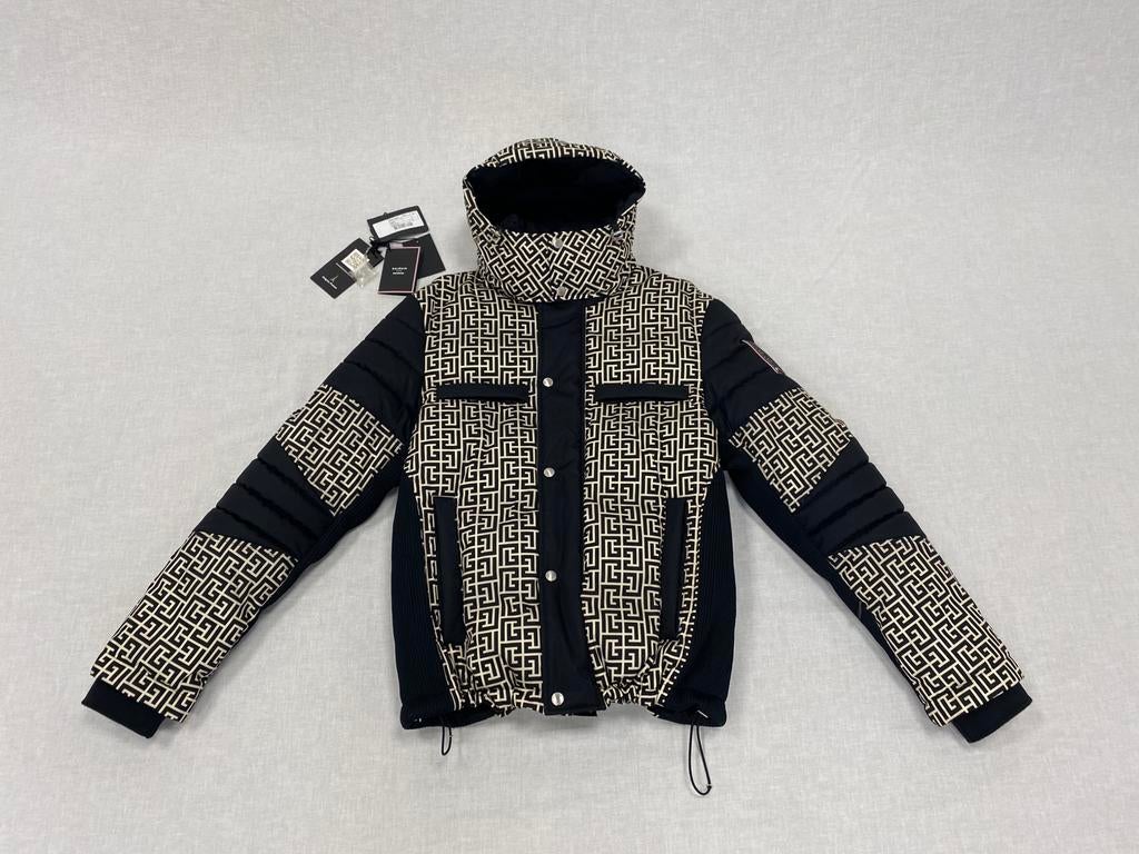 Balmain X Rossignol Ski Jacket Black White Size 46, Balmain, Verzenden, ., Zwart