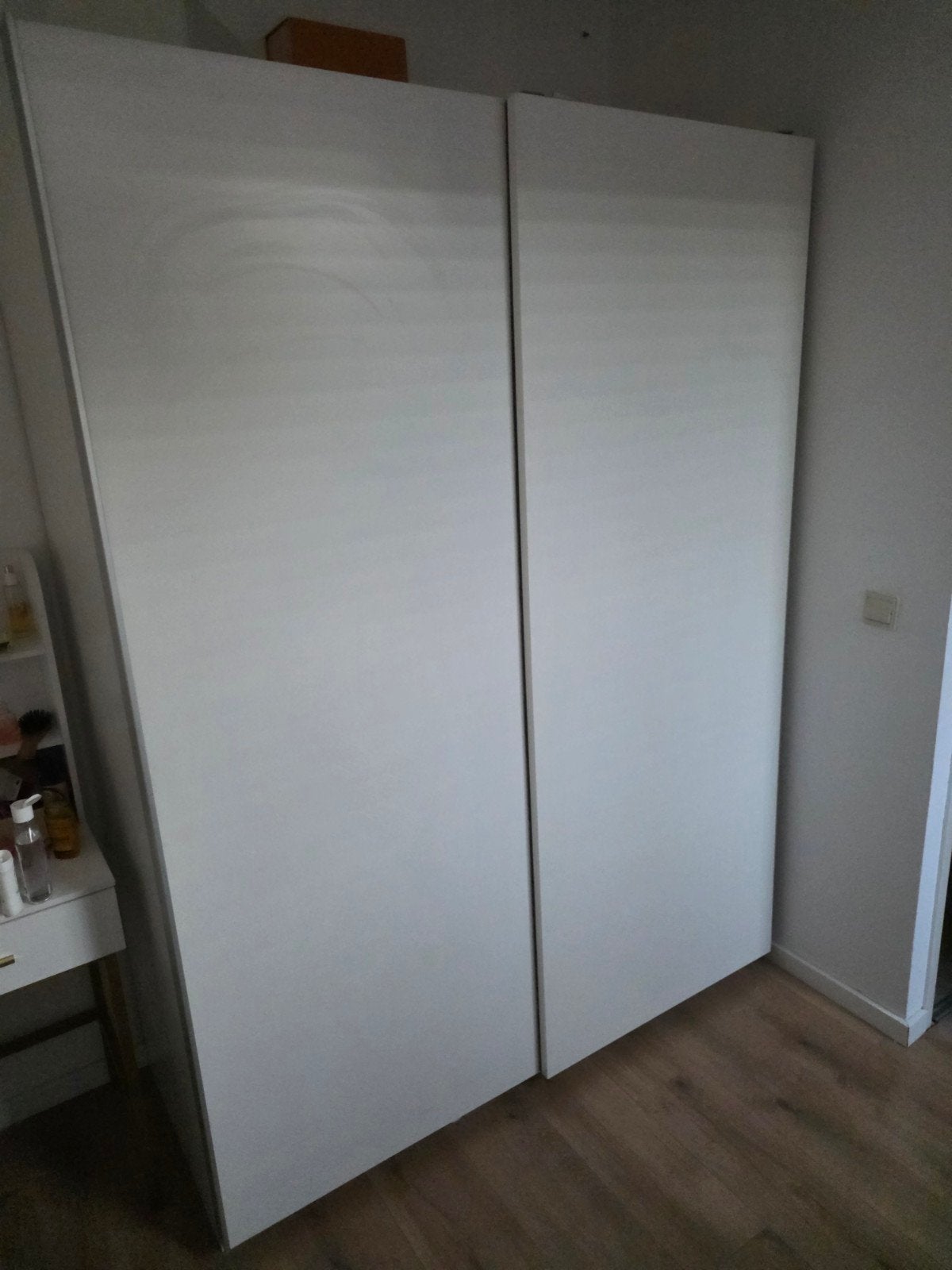 Pax/Hasvik kledingkast met schuifdeuren en lades, Huis en Inrichting, Ophalen, Overige materialen, 100 tot 150 cm, Zo goed als nieuw