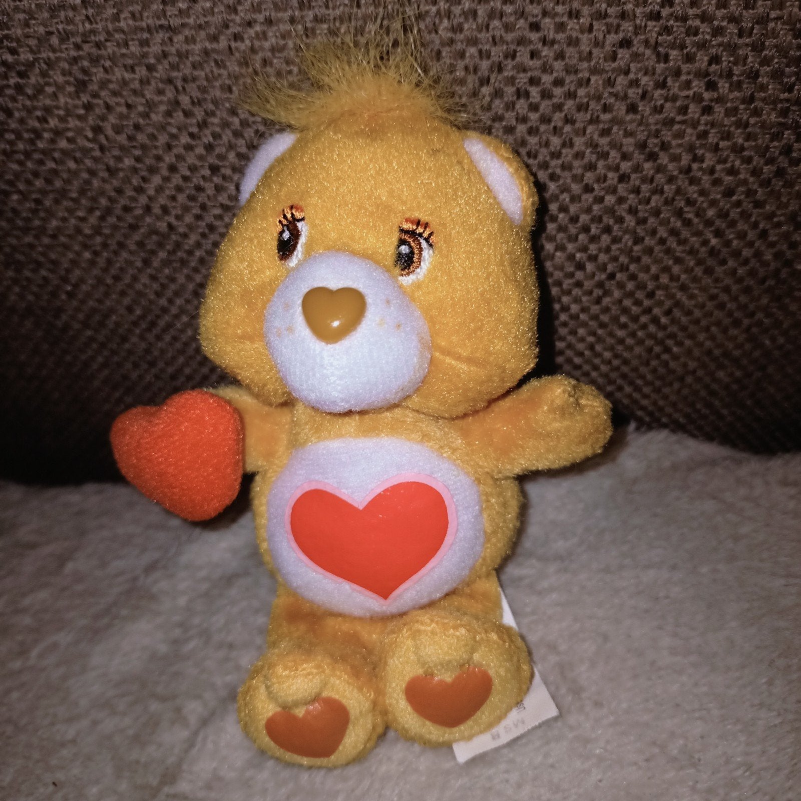 Vintage care bears, McDonald's, oranje, 2004, happy meal., Kinderen en Baby's, Speelgoed | Knuffels en Pluche, Oranje, Overige merken