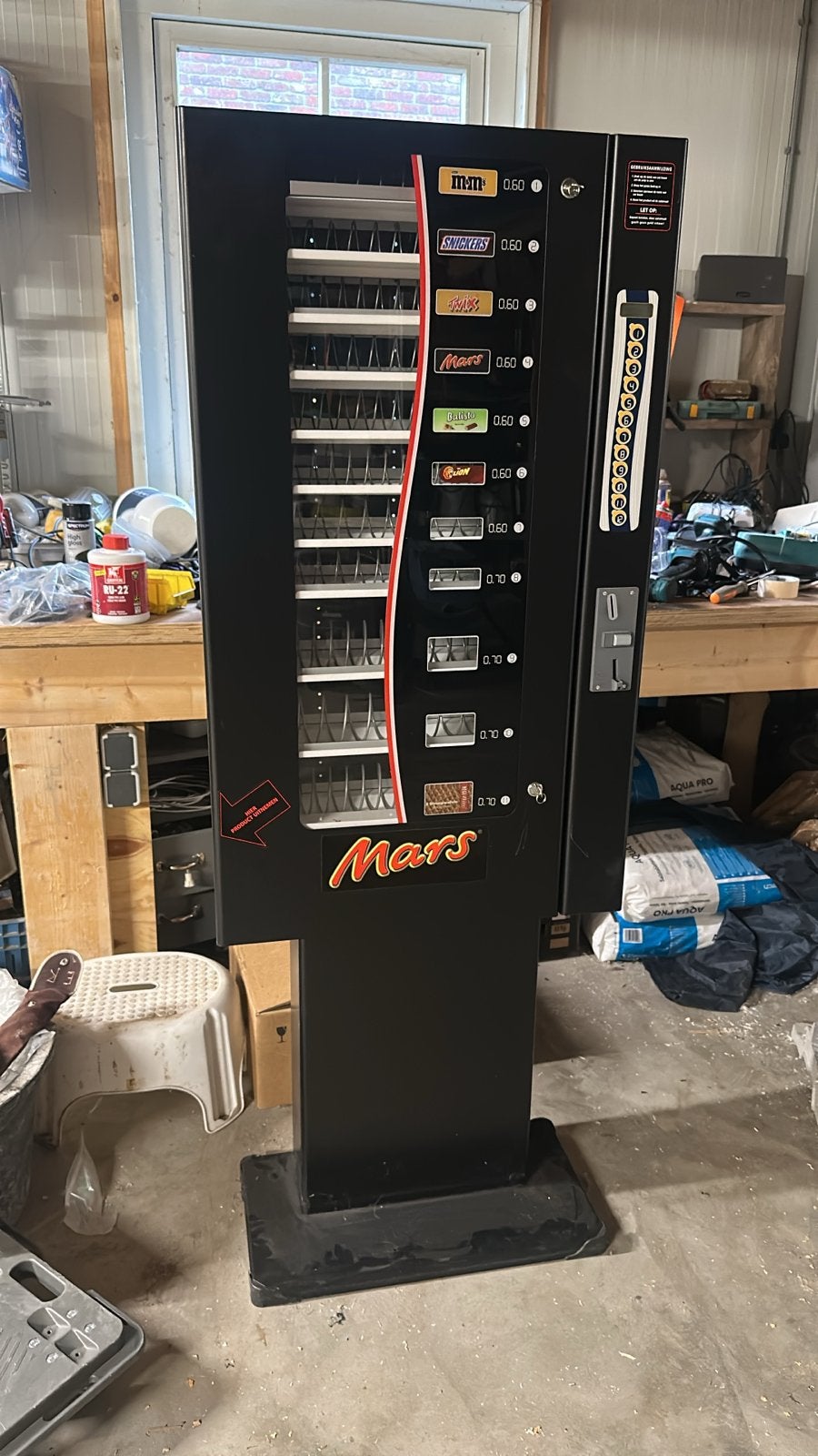Mars Snoepautomaat - Perfect voor uw bedrijf of mancave, Verzamelen, Ophalen of Verzenden, Gebruikt