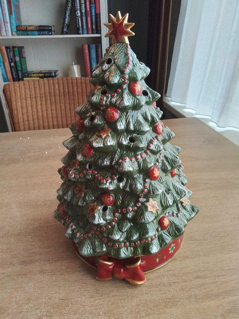 Villeroy & Boch kerstboom met muziekdoos, Ophalen of Verzenden, Zo goed als nieuw