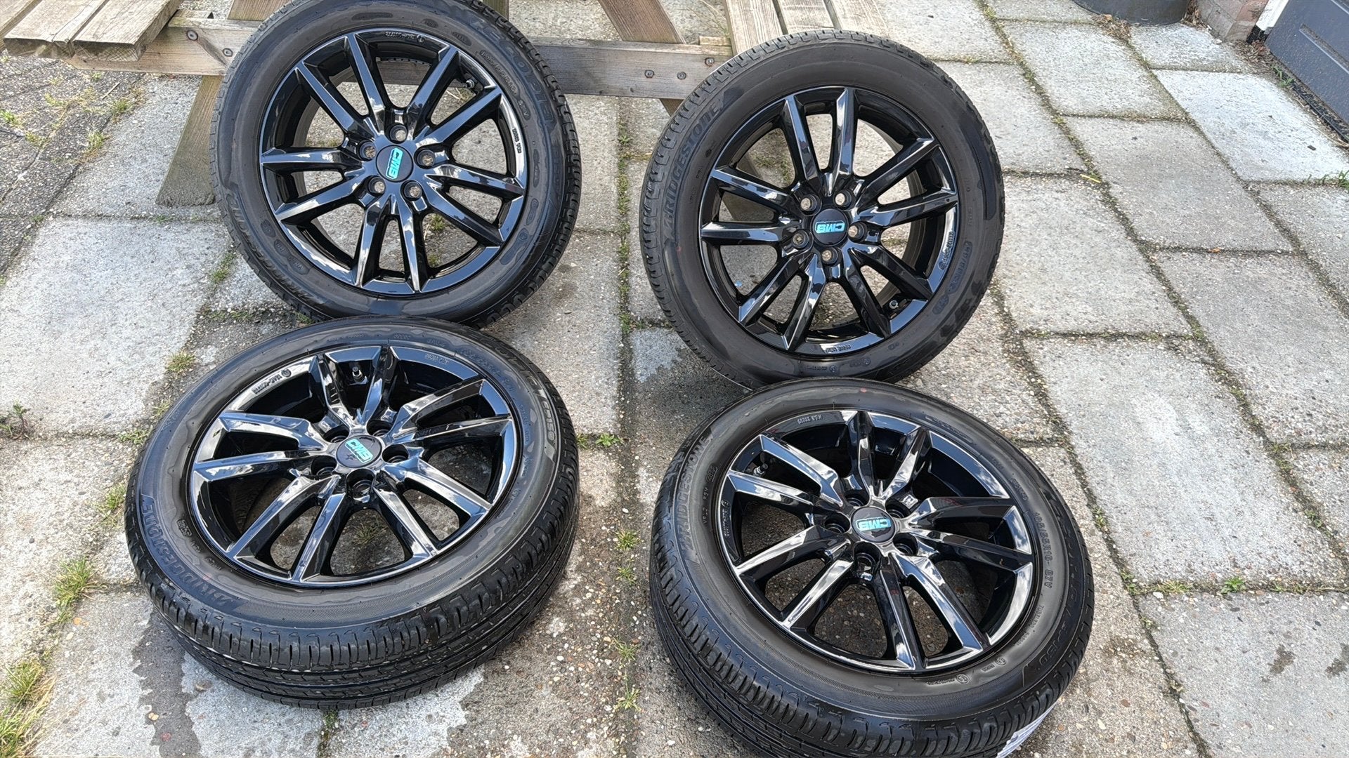 Mazda 2 1.5 vvti zomerset 195/55-16 bridgestone, Ophalen, 16 inch, Banden en Velgen, Nieuw