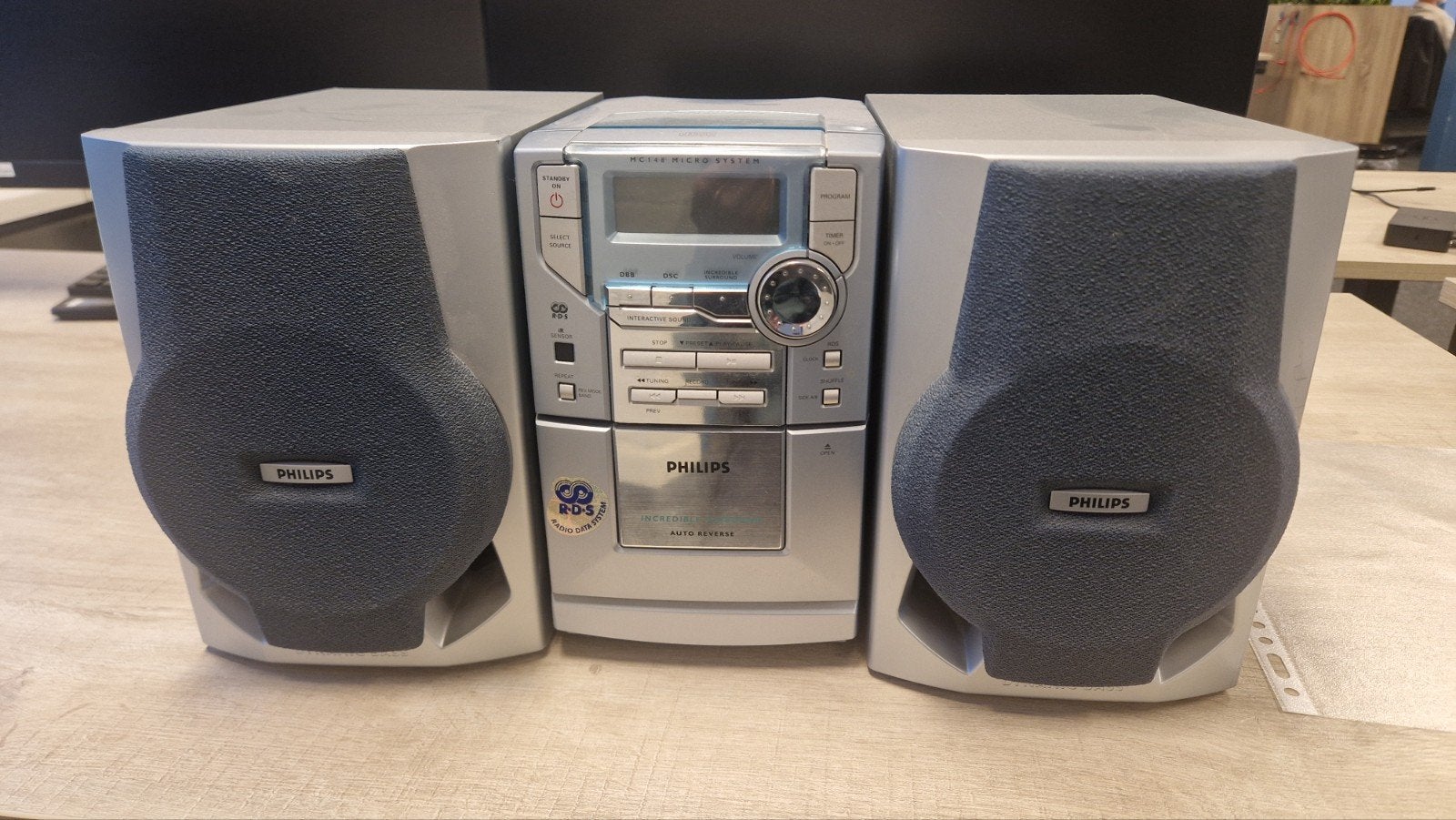 Stereo toren (radio/cd/tape/aux), Gebruikt, Cassettedeck, Ophalen of Verzenden, Microset
