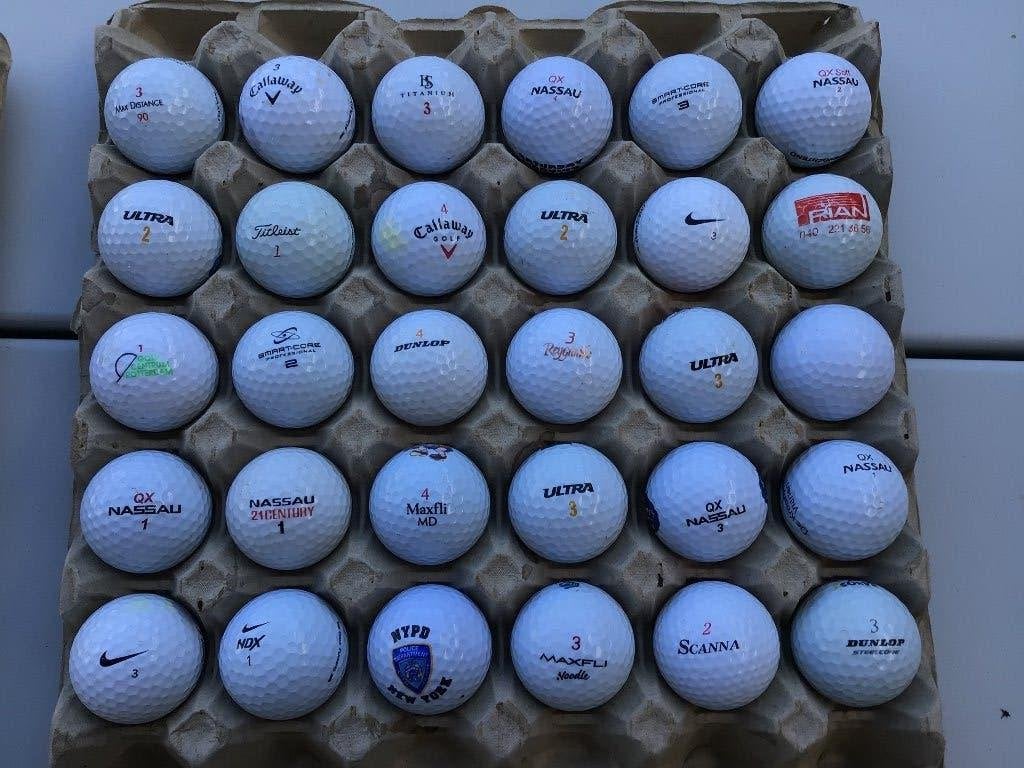 Golfballen mix AAA kwaliteit, Ophalen of Verzenden, Gebruikt, Bal(len), Overige merken