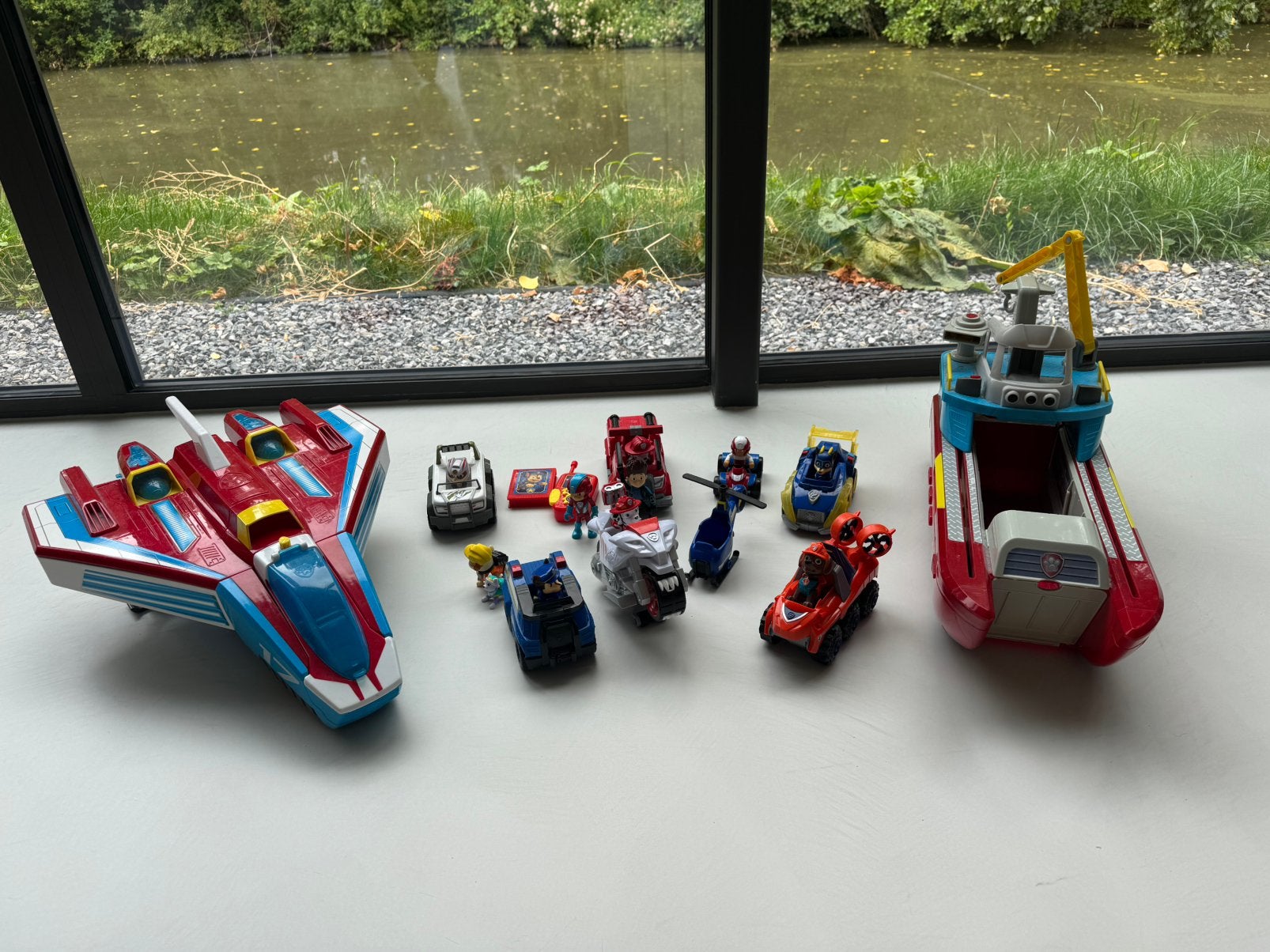 Grote set Paw Patrol voertuigen, Kinderen en Baby's, Speelgoed | Speelgoedvoertuigen, Ophalen, Gebruikt