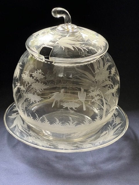 BOWL- OF PUNCHPOT OP SCHOTEL - KLEIN MODEL, Antiek en Kunst, Verzenden