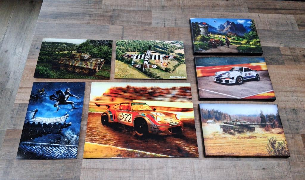 Metalen en canvas posters, A4 of kleiner, Rechthoekig Liggend, Nieuw, Ophalen of Verzenden