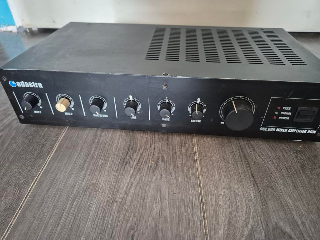 Adastra Mixer Versterker 60W - Ideaal voor PA-systemen, Muziek en Instrumenten, Versterkers | Keyboard, Monitor en PA, Gebruikt