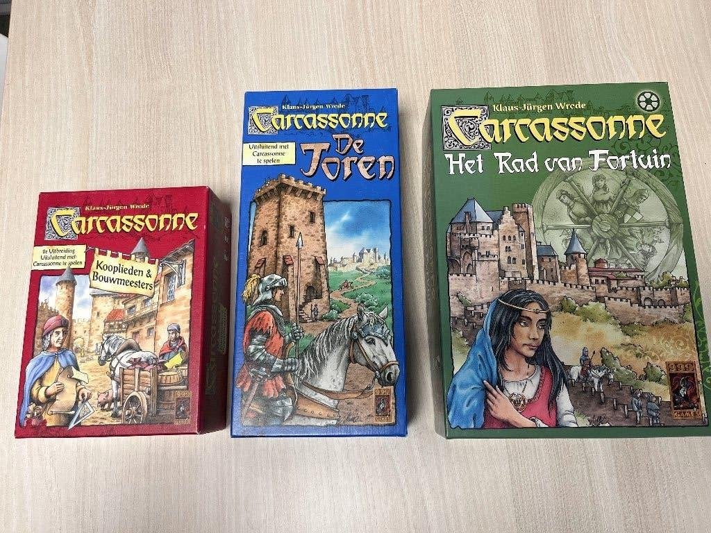Carcassonne Rad van Fortuin | De Toren | Kooplieden & ..., Ophalen of Verzenden, Zo goed als nieuw, 999 Games bv