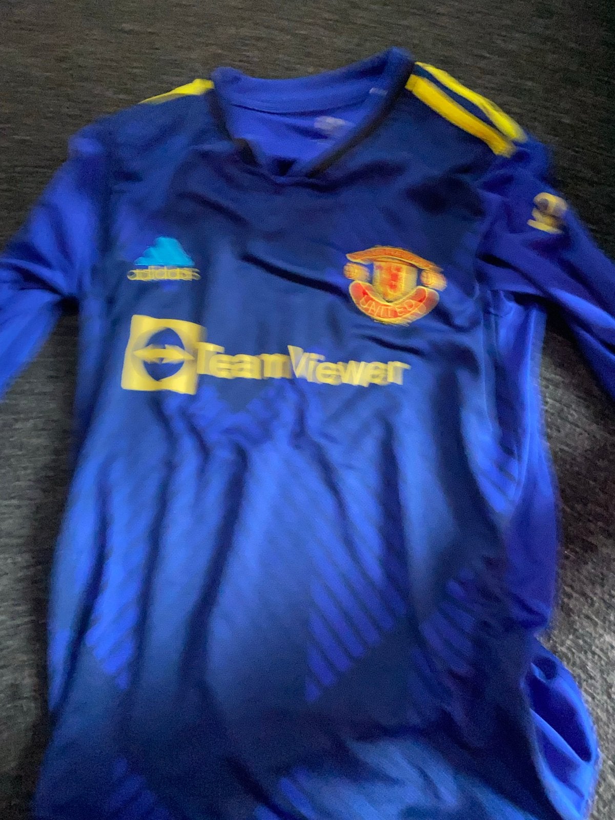 Manchester United Ronaldo voetbaltenue (shirt + broekje), Maat S, Ophalen of Verzenden, Gebruikt, Set