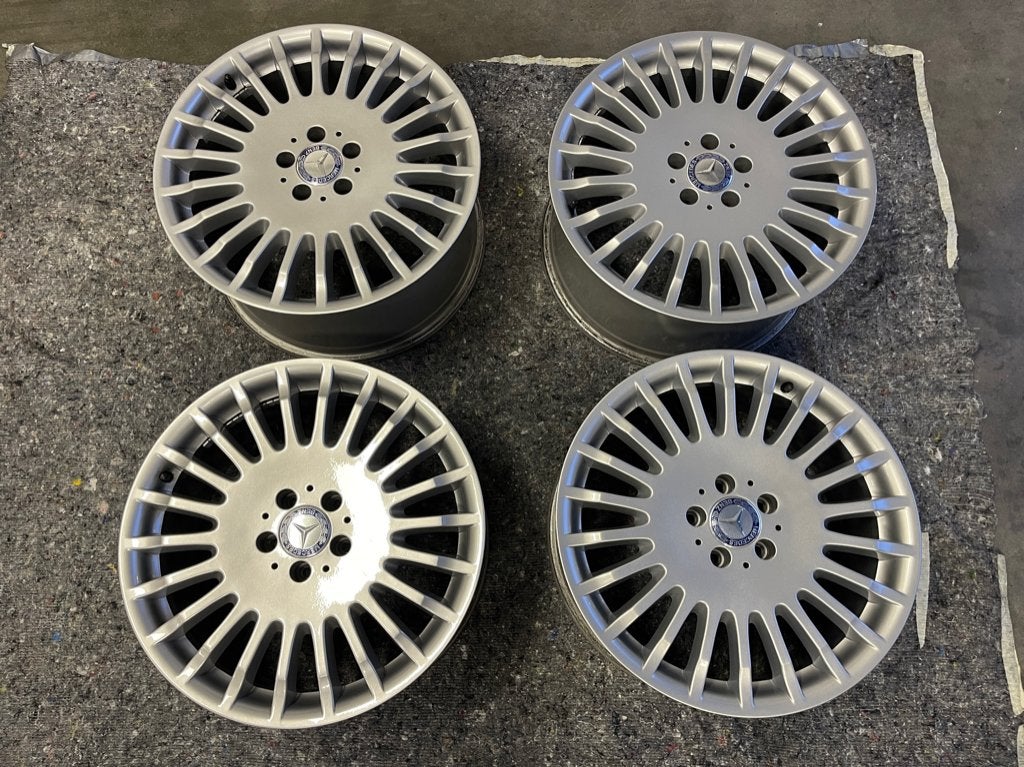 Mercedes S-klasse W221 velgen breedset 19 inch multi-spoke, Velg(en), Overige, Zomerbanden, Ophalen