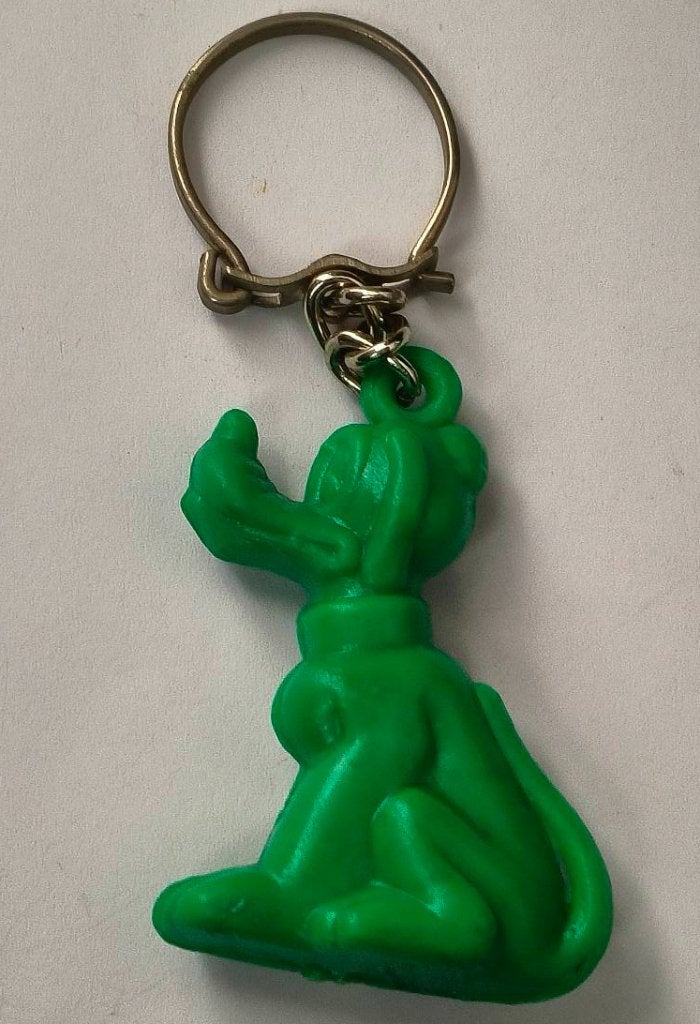 Pluto sleutelhanger (groen), Ophalen of Verzenden, Zo goed als nieuw, Knuffel of Figuurtje
