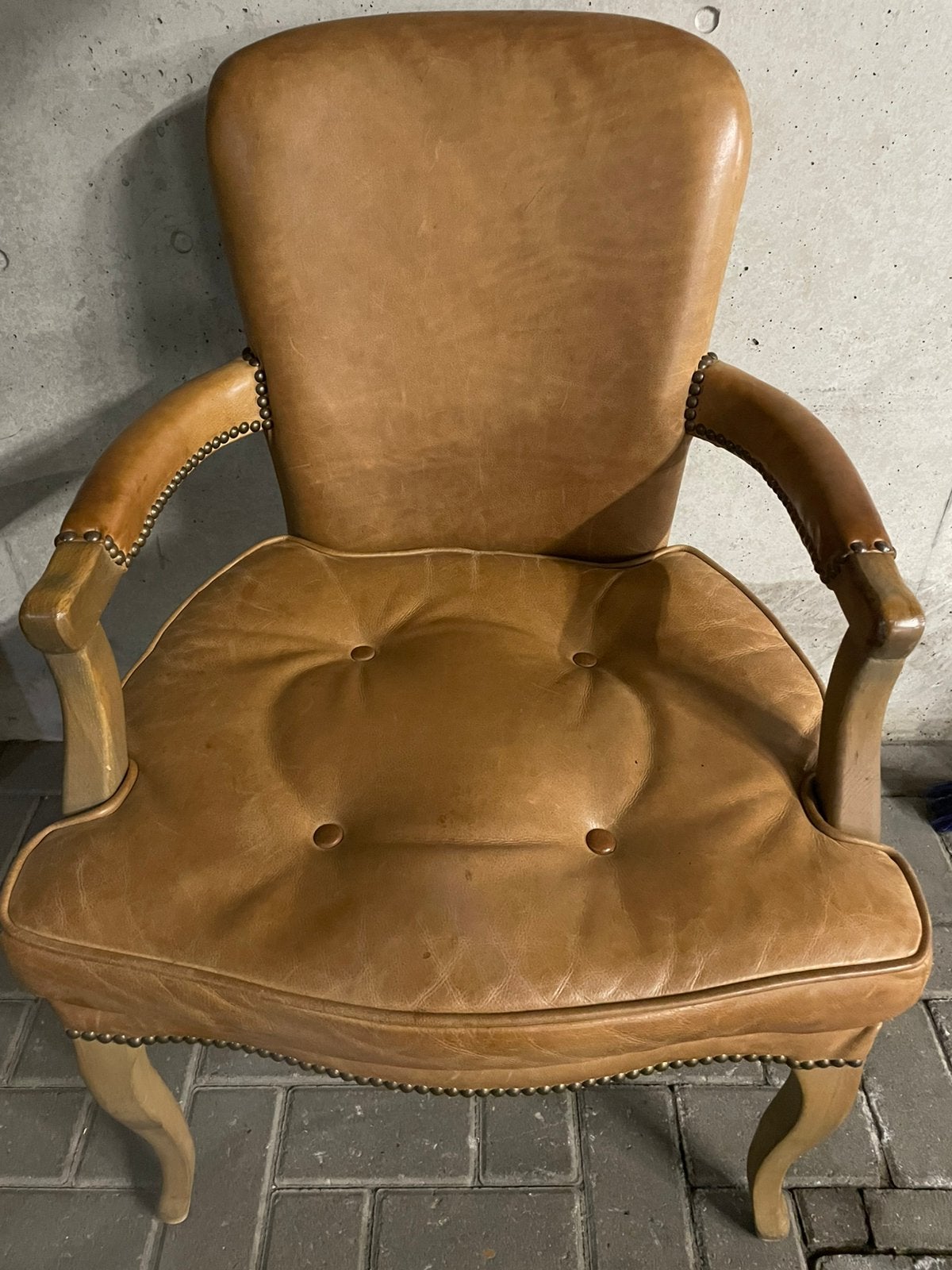 Leren fauteuil van Van Roon - Vintage stijl, Ophalen of Verzenden