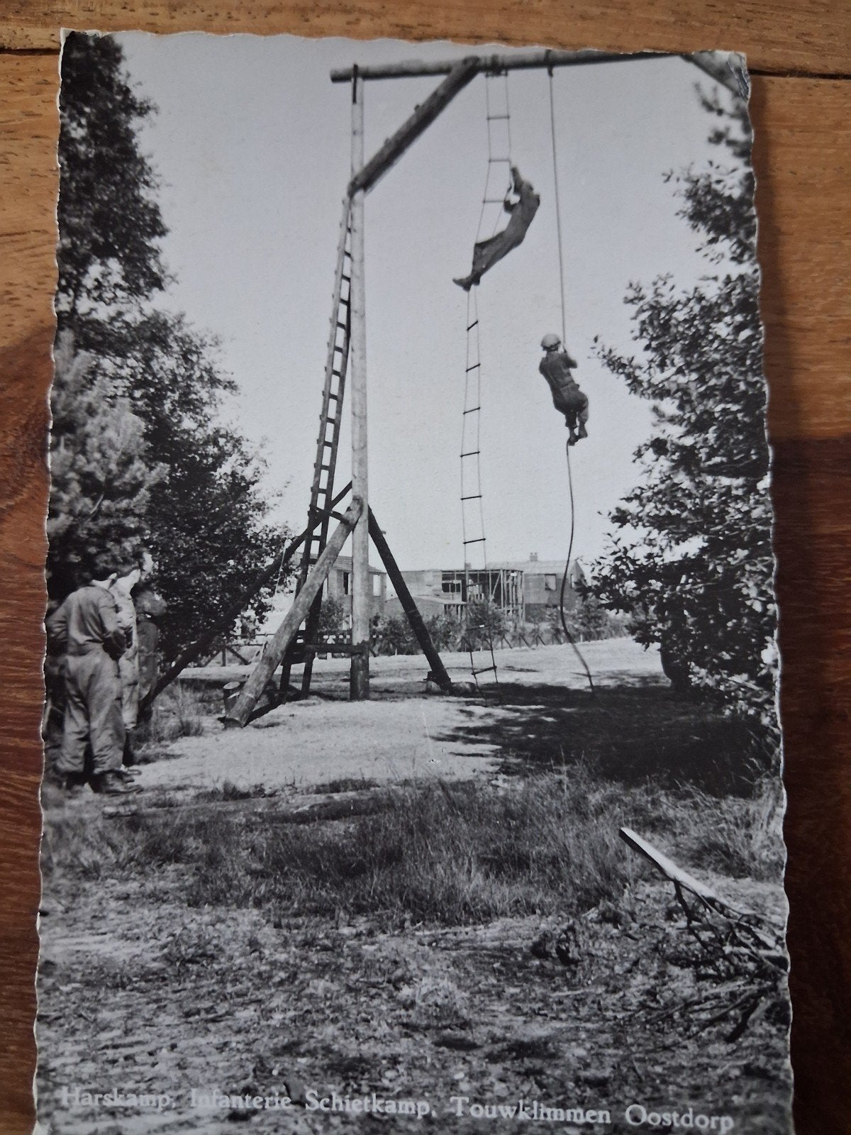 Harskamp Infanterie Schietkamp Touwklimmen Oostdorp Foto, Ophalen of Verzenden, Zuid-Holland