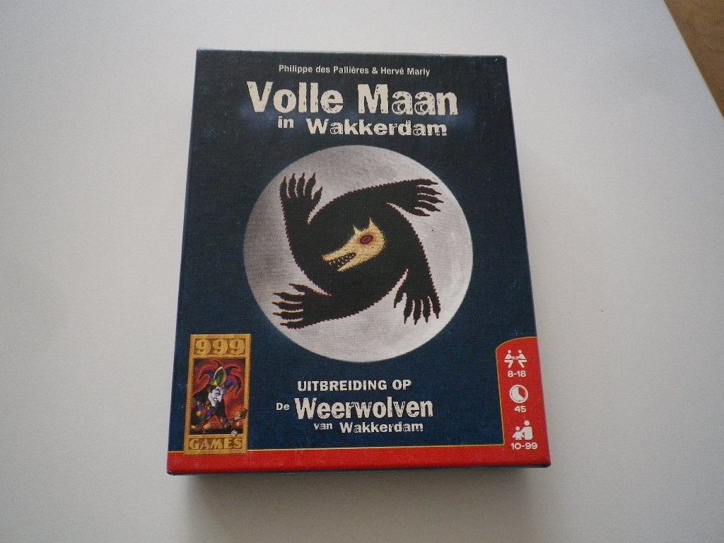 Volle maan in Wakkerdam Uitbreiding weerwolven, Ophalen, Zo goed als nieuw, 999 Games