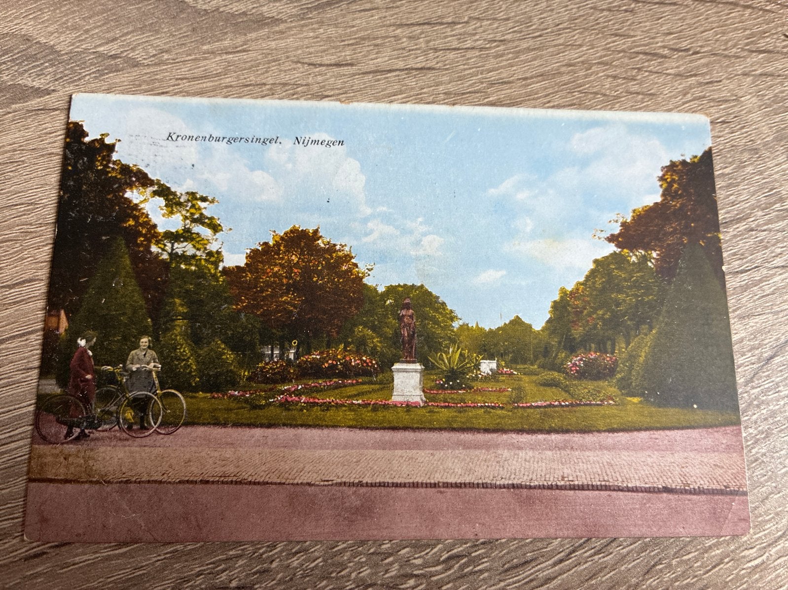 Oude Ansichtkaart Kronenburgersingel Nijmegen 1926), Ophalen of Verzenden, 1920 tot 1940, Gelopen, Gelderland