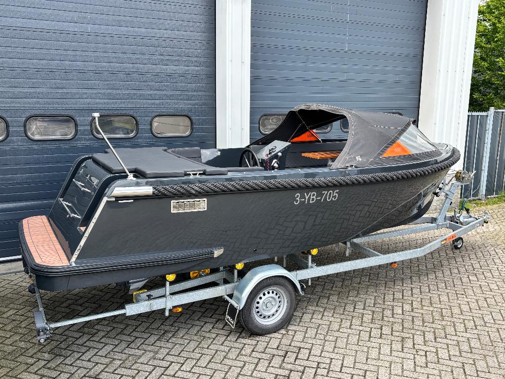Maxima 600 Tender met Honda 50 pk, Ophalen, Tender, Gebruikt, 6 m