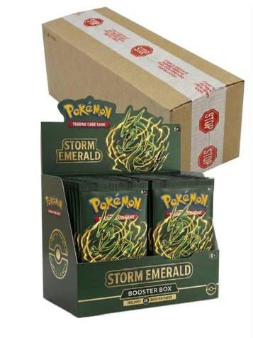 🚨Storm Emerald Booster Box Case[vertrouwd verkoper met KVK], Ophalen of Verzenden, Nieuw, Boosterbox