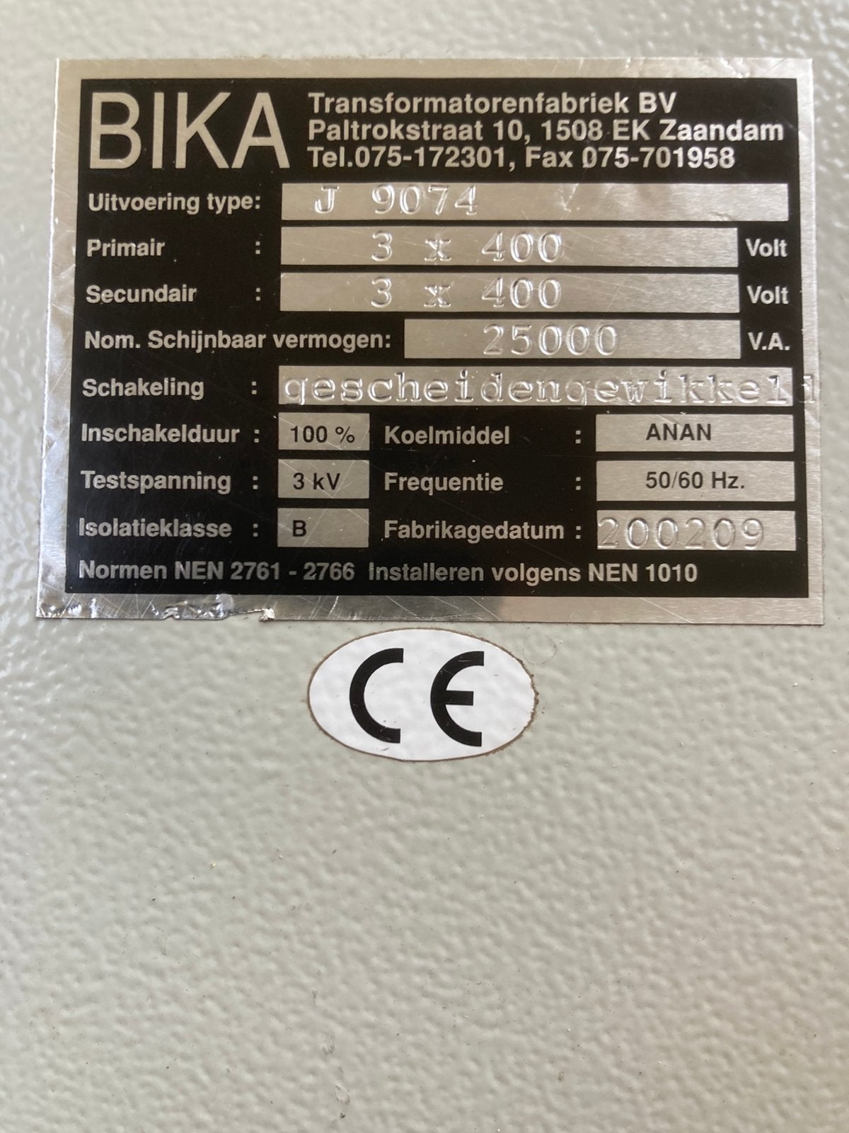 Scheidingstrafo, Ophalen, Gebruikt