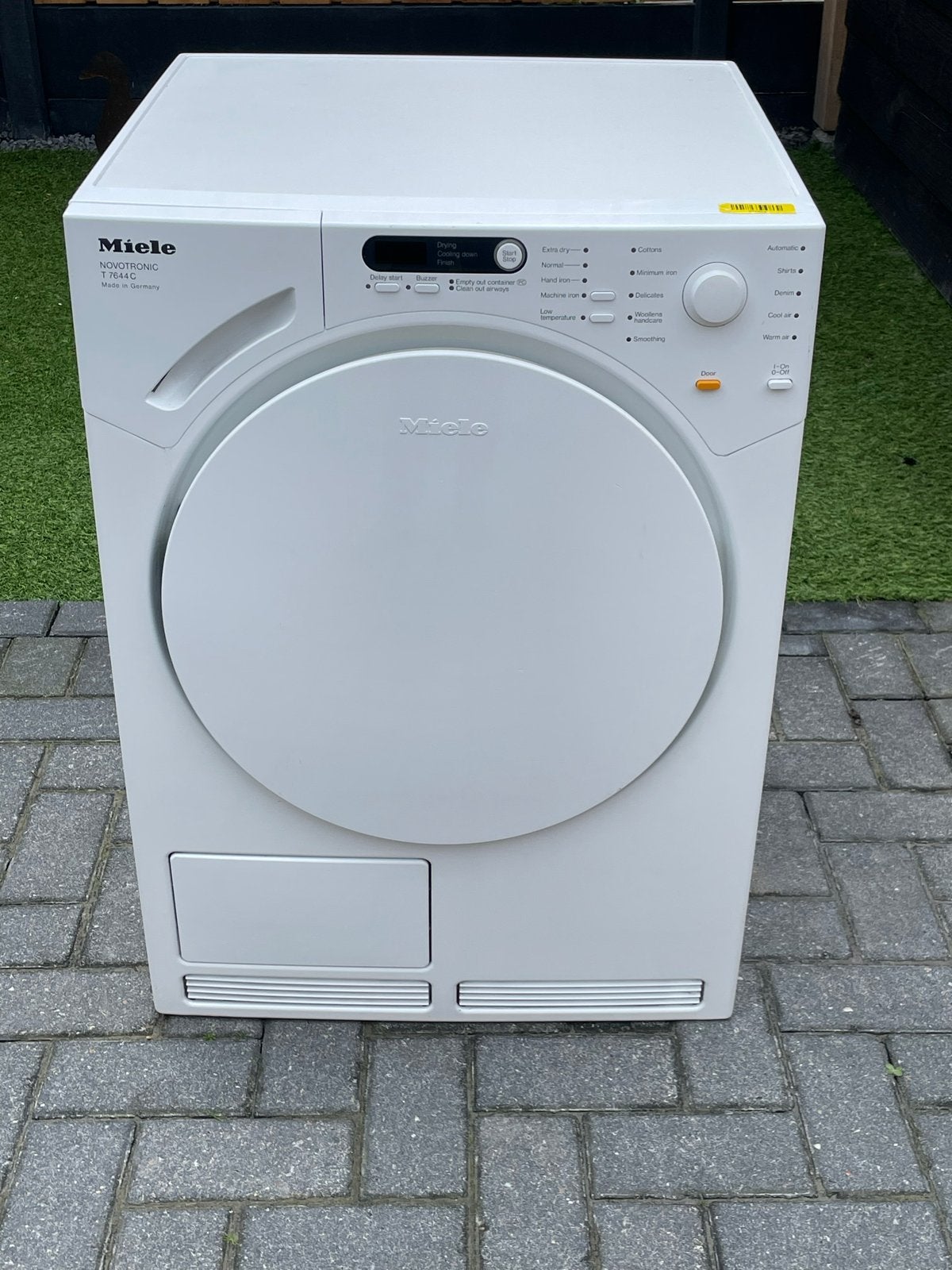 Miele Novotronic T7644C Condensdroger, Ophalen, 6 tot 8 kg, Gebruikt, Voorlader