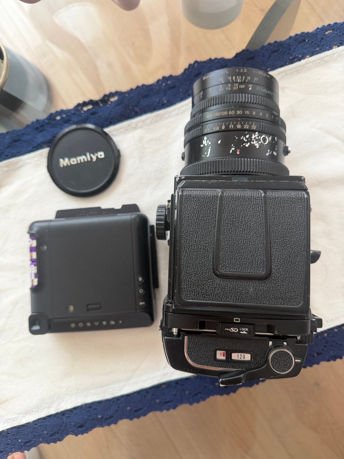 Mamiya RB 67 pro S - full kit, Ophalen of Verzenden, Zo goed als nieuw, Spiegelreflex, Canon