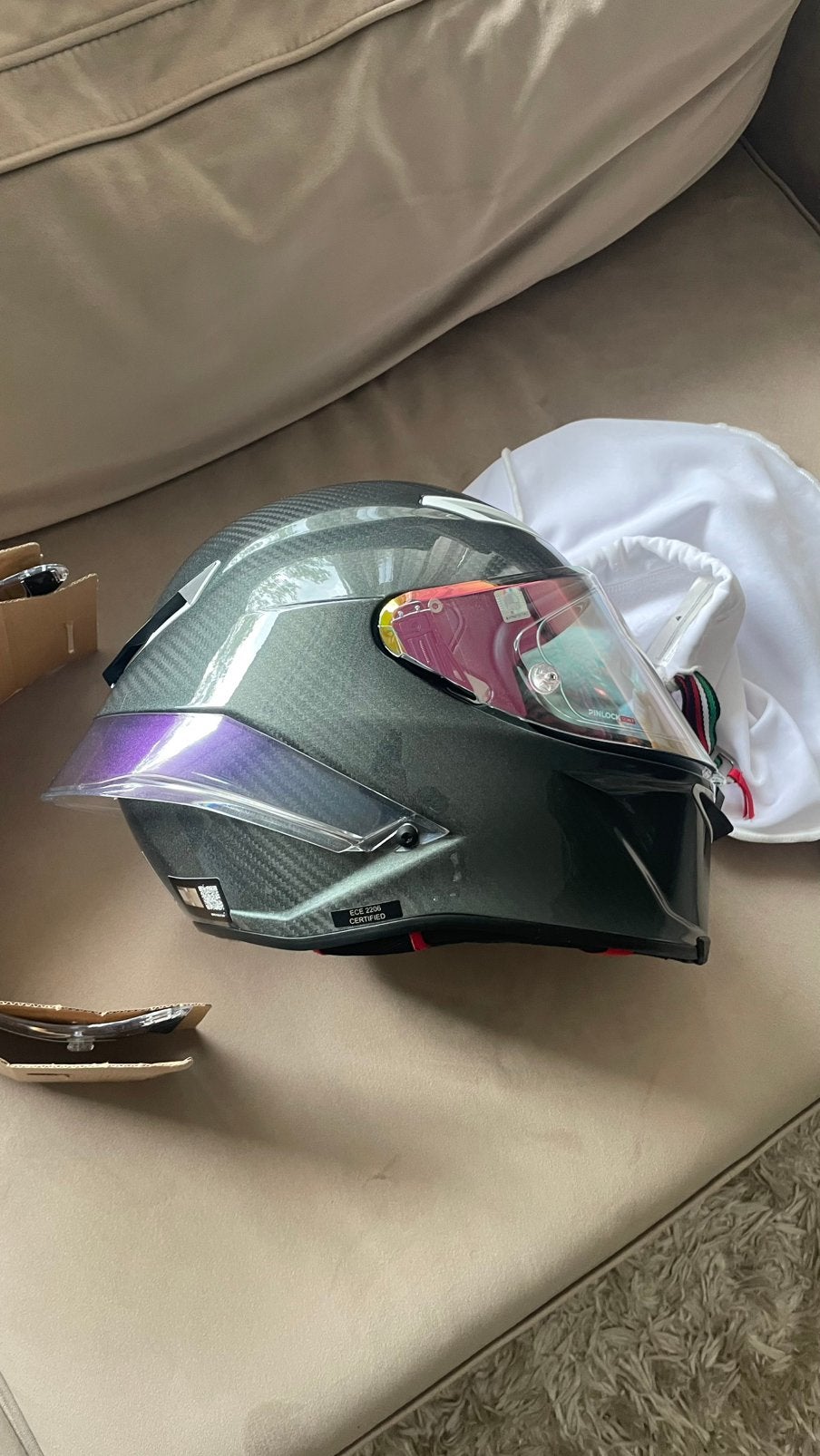 Pista GP RR chiaccio S / 55-56, Motoren, Kleding | Motorhelmen, Ophalen, Nieuw zonder kaartje, S, Integraalhelm