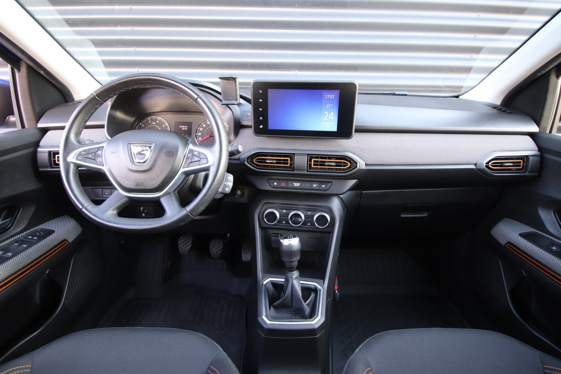 Dacia SANDERO Stepway 1.0 TCe 100 Bi-Fuel Comfort LPG-G3, As, Auto's, Voorwielaandrijving, 12 maanden, Stof, Blauw