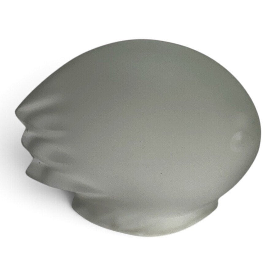 gesatineerd Leerdam persglazen sculptuur van een platvis, Antiek en Kunst, Ophalen of Verzenden