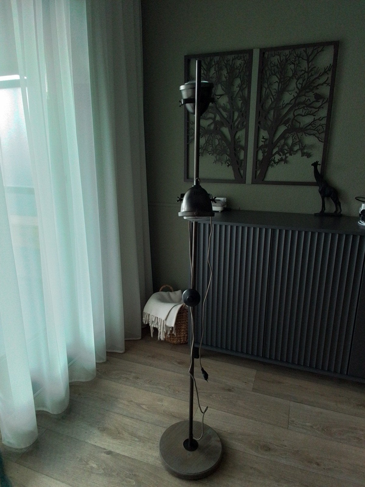 Vloerlamp industriël landelijk stoer, Ophalen, Zo goed als nieuw, 150 tot 200 cm